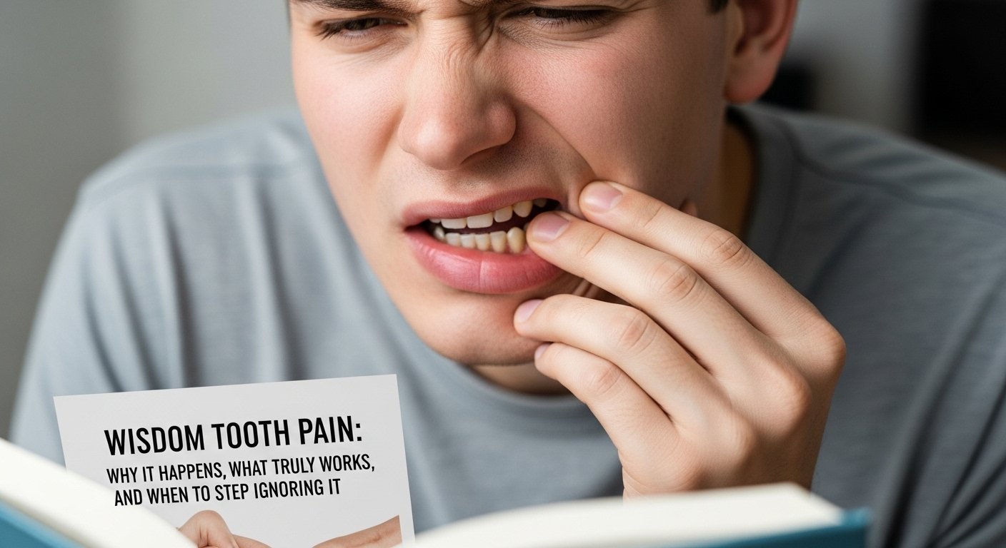You are currently viewing Wisdom Tooth Pain: Why It Happens What Truly Works and When to Stop Ignoring