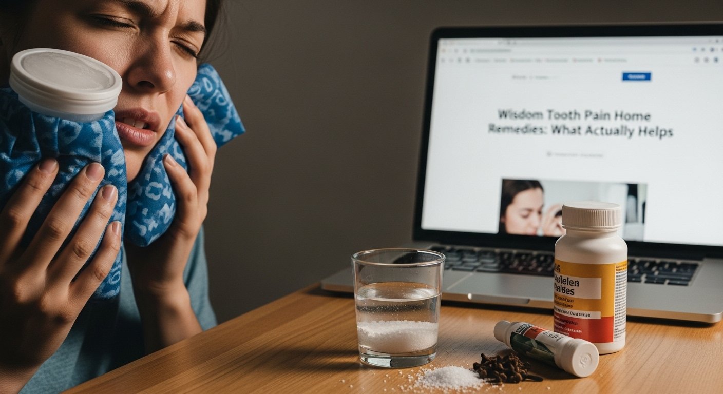 You are currently viewing Wisdom Tooth Pain Home Remedies: What Actually Helps