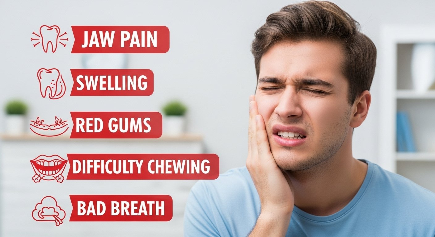 You are currently viewing Wisdom Tooth Pain Symptoms: Early Warnings Your Mouth Shouldn’t Ignore
