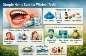 Read more about the article Simple Home Care for Wisdom Teeth: Pain Relief and Healing Tips