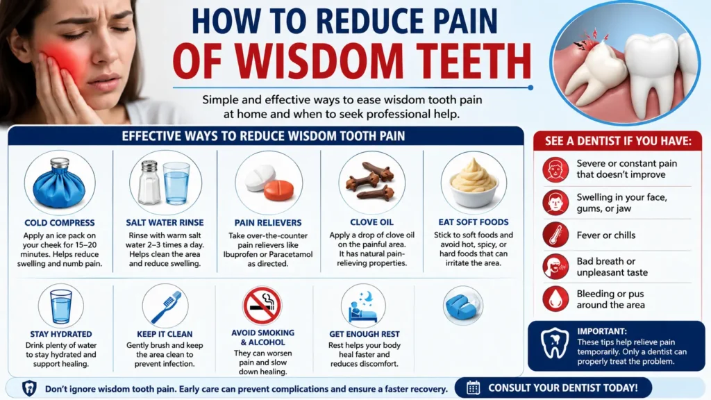 How to Reduce Pain of Wisdom Teeth