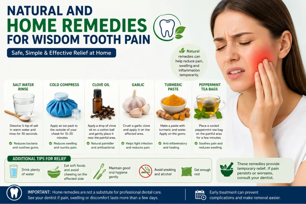 Natural and Home Remedies for Wisdom Tooth Pain