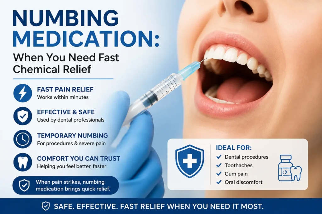 Numbing Medication: When You Need Fast Chemical Relief