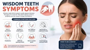 Read more about the article Wisdom Teeth Symptoms: Complete Guide to Signs, Causes & When to See a Dentist